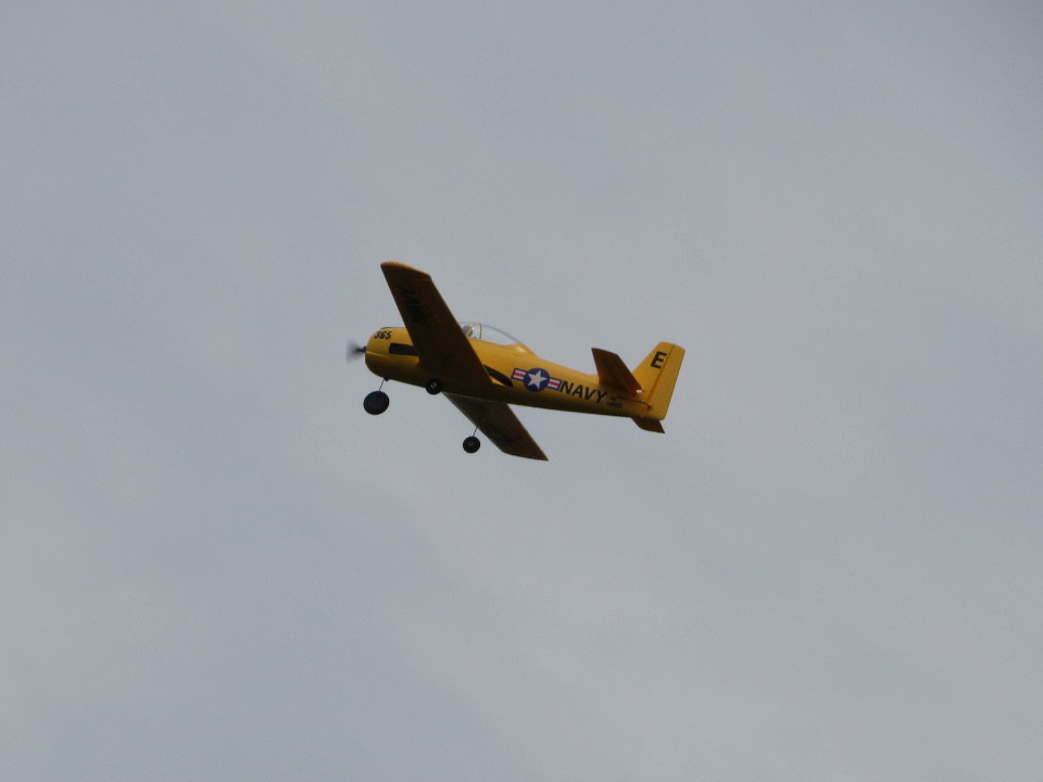 T-28 in flight