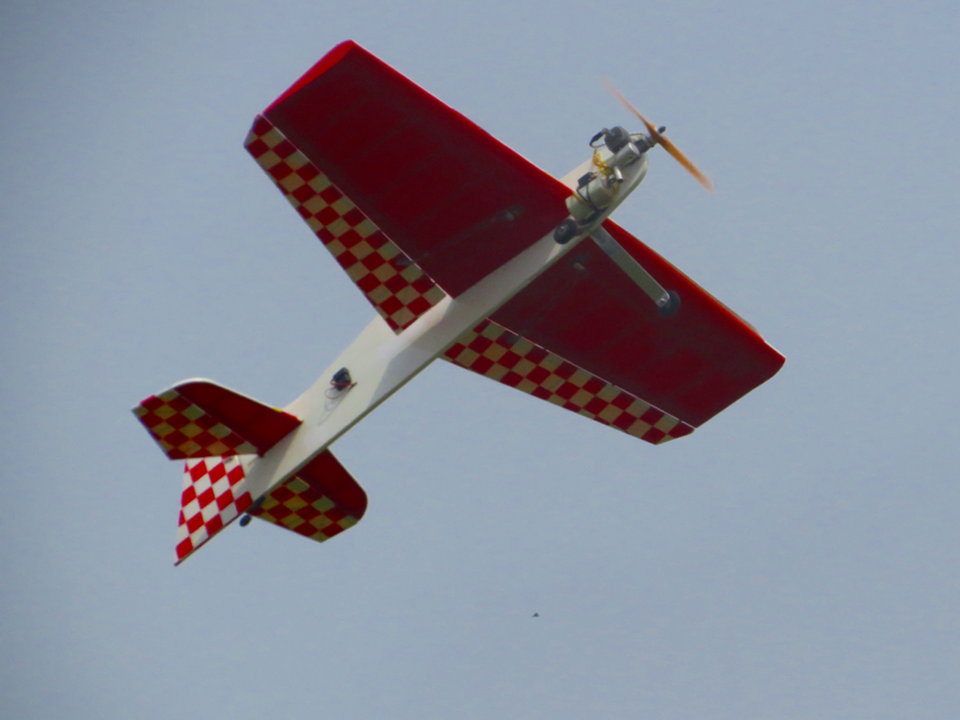 Bob shows off his plane