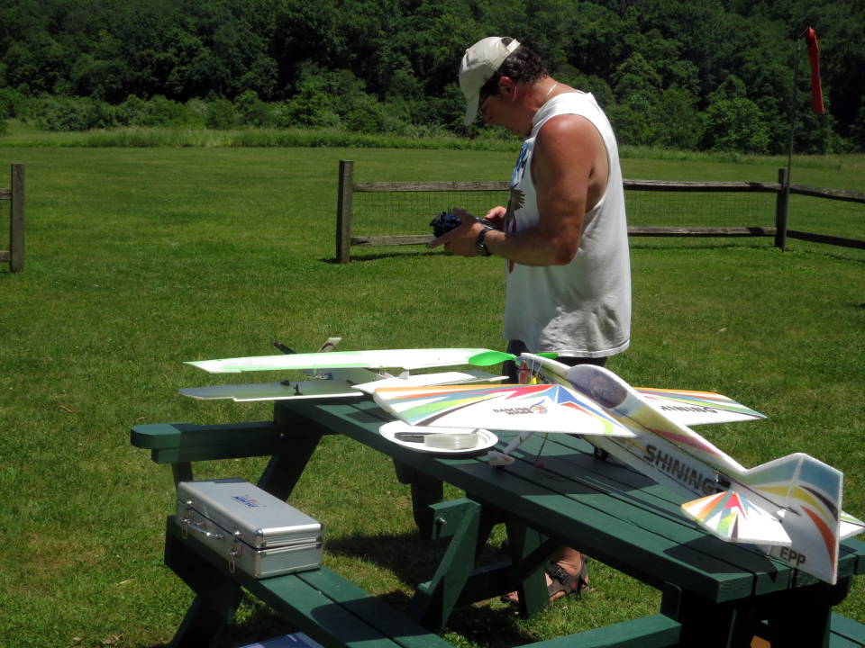 Jeff works on a plane